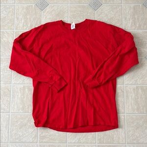 Red Gildan Long Sleeve